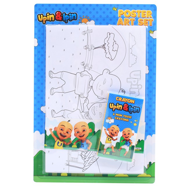 Upin Ipin Poster Art Set Shopee Singapore