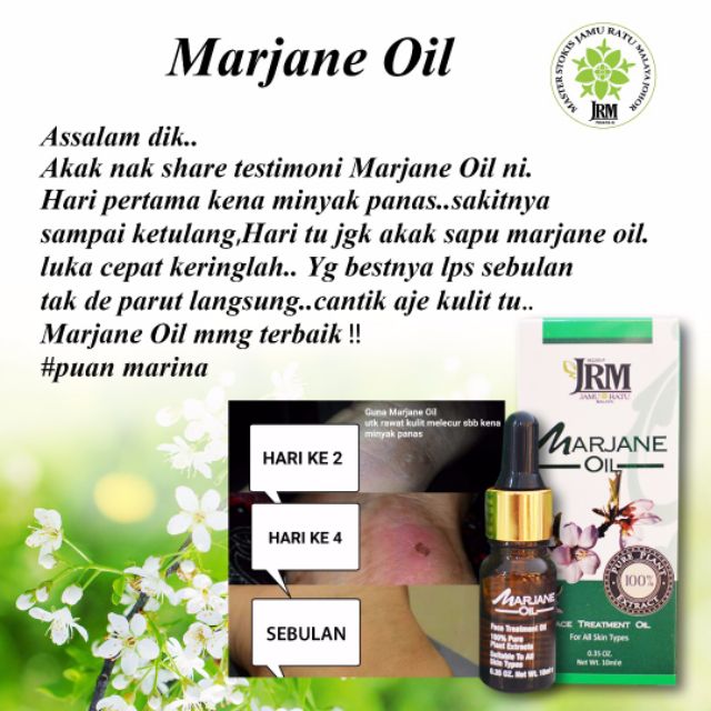 Marjane Oil Original Jamu Ratu Malaya Shopee Singapore