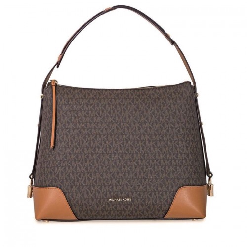 Michael Kors Crosby Large Shoulder Bag - Brown / Acorn 30H8GCBL3B-252 |  Shopee Singapore