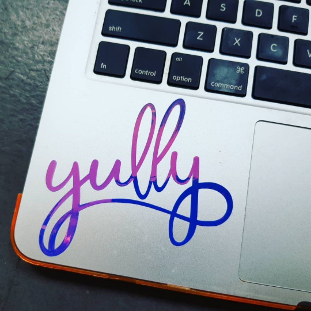 Personalized Name on Laptop Customized Name Sticker Shopee Singapore