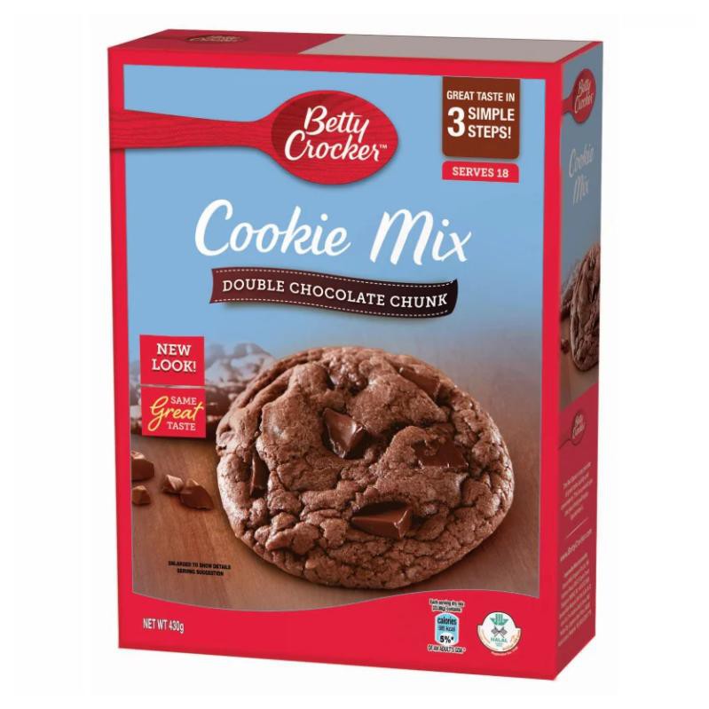 Betty Crocker Cookie Mix Double Choco Chunk 430G | Shopee Singapore