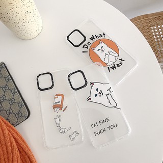 iPhone 11 Pro  Max XS MAX Middle  Finger  Cat  tpu Case  iPhone 