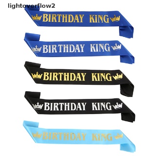  Birthday King Sash for Men Boy Happy 16th 18th 20th 30th Birthday Party Decor #3