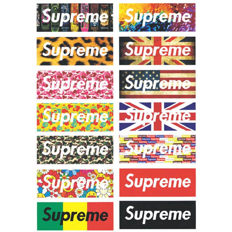 supreme different logos