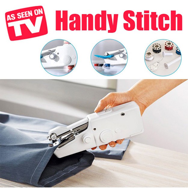 As Seen On TV Handy Stitch Handheld Sewing Machine/ Mini Sewing Machine Shopee Singapore