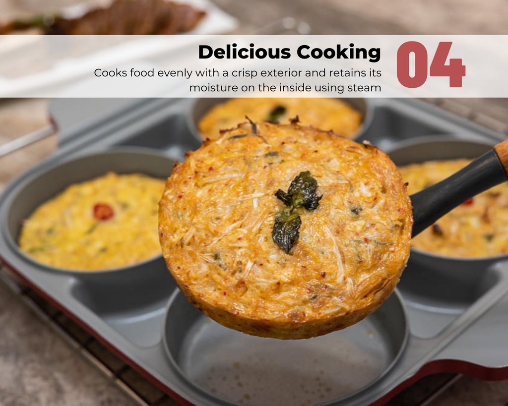 NEOFLAM Steam Plus Pan 27cm │ NonStick Xtrema Ceramic Coating