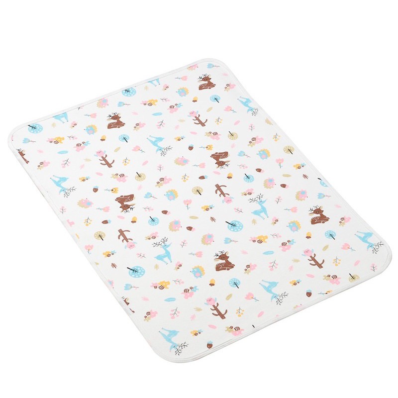 Waterproof Baby Changing Mat Kid Urine Pad Mat Cotton Washable Bed Sheet Pad LJ 