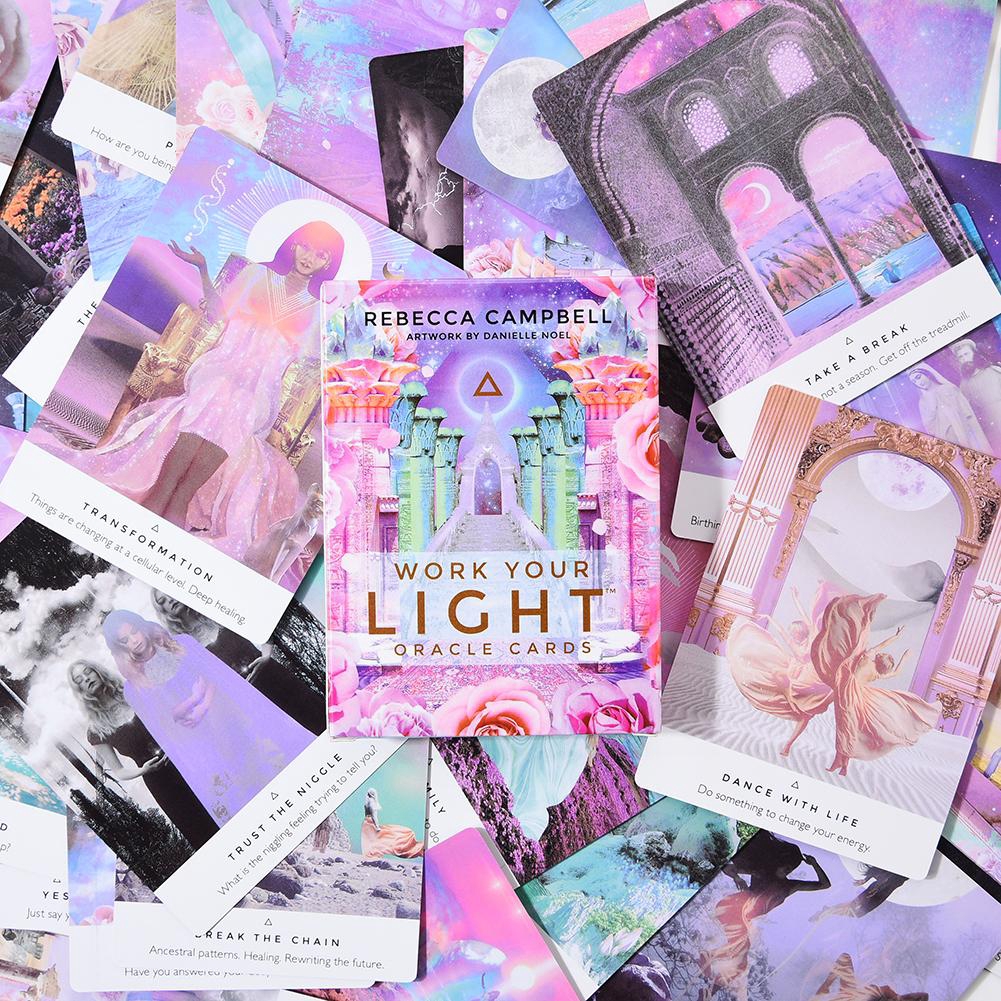 Work Your Light Oracle Cards A 44 Tarot Cards Game Shopee Singapore