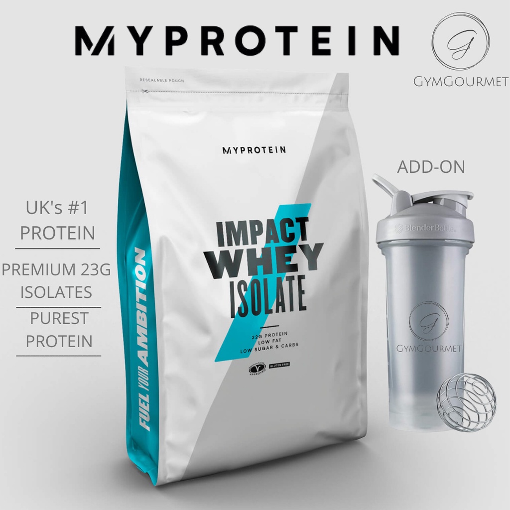 MyProtein Impact Whey ISOLATE Various sizes and Flavours [Add on
