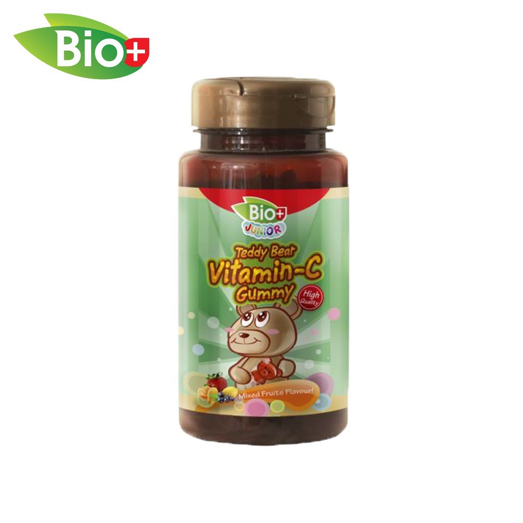 Bio+ (Bioplus) Junior Teddy Bear Vitamin C Gummy 80’s Kids Children’s Vitamin C Gummy Mixed Fruits Flavour