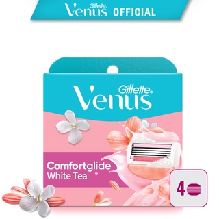 Image of Gillette Venus Comfortglide White Tea/ Sugarberry Cartridge Refill 4 count