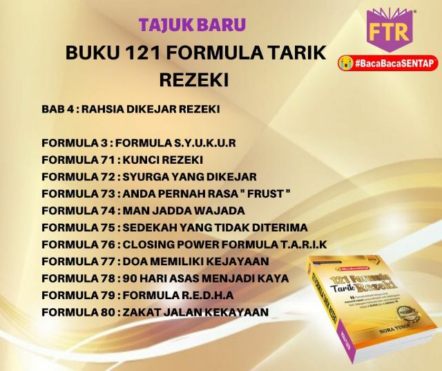 Ftr Exclusive 121 Formula Tarik Rezeki Shopee Singapore