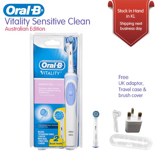 oral b vitality sensitive clean