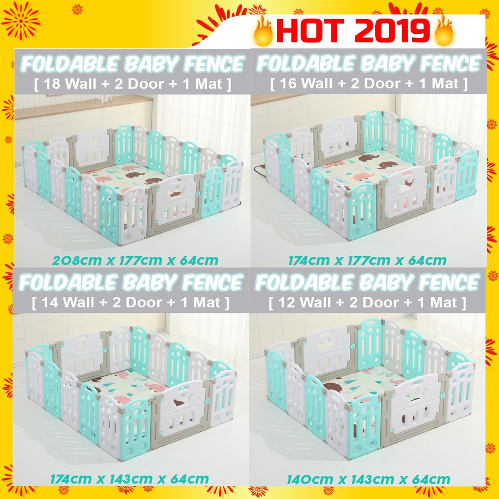 20 panel baby playpen