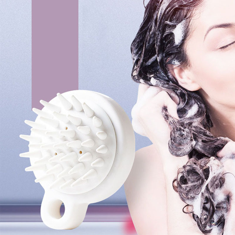 Hair Scalp Massage Care Hair Massager Shampoo Brush Deep Cleaning Silicone Soft Hair Brush Comb Bath Tool