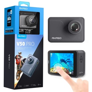 AKASO V50 PRO 4K HD 20MP WiFi 30M Waterproof Action Camera EIS Touch Screen Digital DV Camcorder Support External Mic