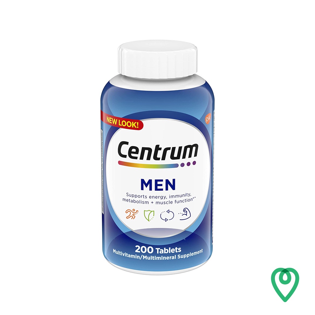 CENTRUM MEN MULTIVITAMIN 200 TABLETS EXP JUL 2023 Shopee Singapore