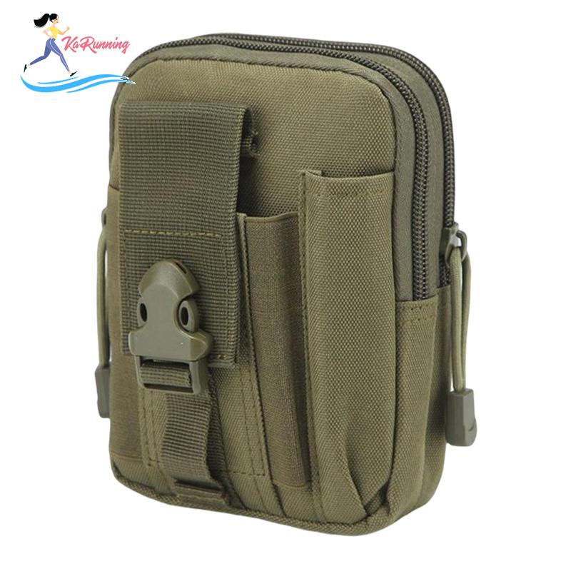 [Whweight] Portable Waist Zipper Purse Gear Organizer Bag Multi Functional Pouch Accessories Nylon for Hunting