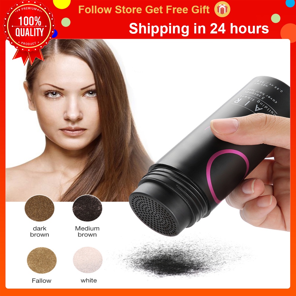 Buy Black Fiber Powder Hair Building Fibers Thicker Concealer Hair Loss  Full Hair At Affordable Prices — Free Shipping, Real Reviews With Photos —  Joom | 25g Hair Building Fiber Hair Loss