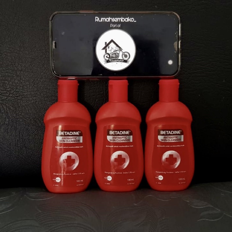 Betadine Antiseptic Skin Cleanser Antiseptic Cleansing Soap 100 ml