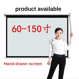 Projection screens, projectors, hand curtains, projectors, household roller blinds, manual lift curtains, high-definition light-proof projection screens