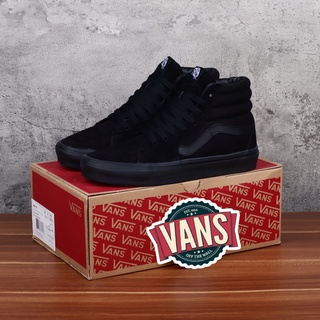 HITAM PRIA Vans SNEAKERS Shoes FULL BLACK Shoes Men Casual Shoes Women BLACK POLOS MOTIF SK8 VANS HIGH OLD SKOOL School Shoes BLACK/Work Shoes/Casual Shoes VANS SK8 HIGH FULL BLACK SIZE 36-43 PREMIUM QUALITY MADE IN Indonesian