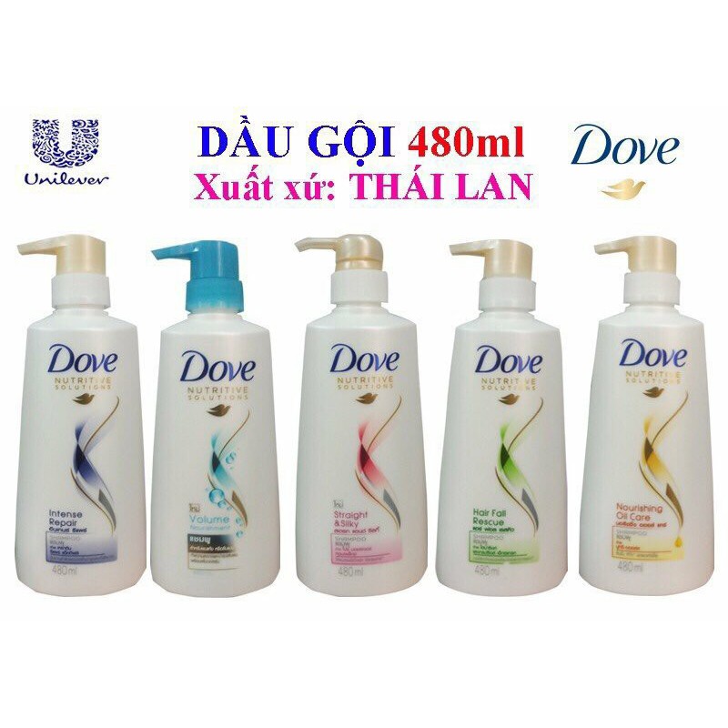 Thai Dove Shampoo 480ml Shopee Singapore