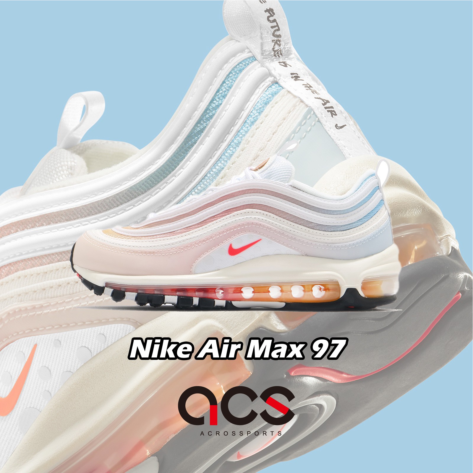 orange and blue air max 97
