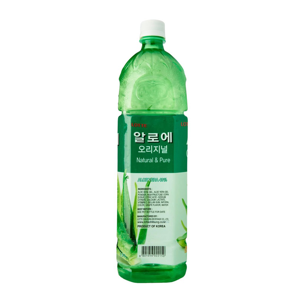 Lotte Aloe Vera Juice Drink 1 5l Shopee Singapore