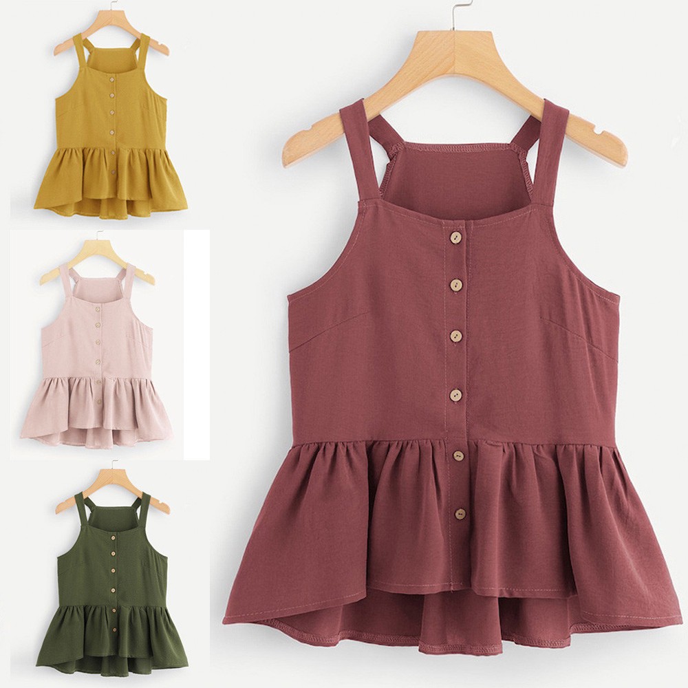 ruffle hem top