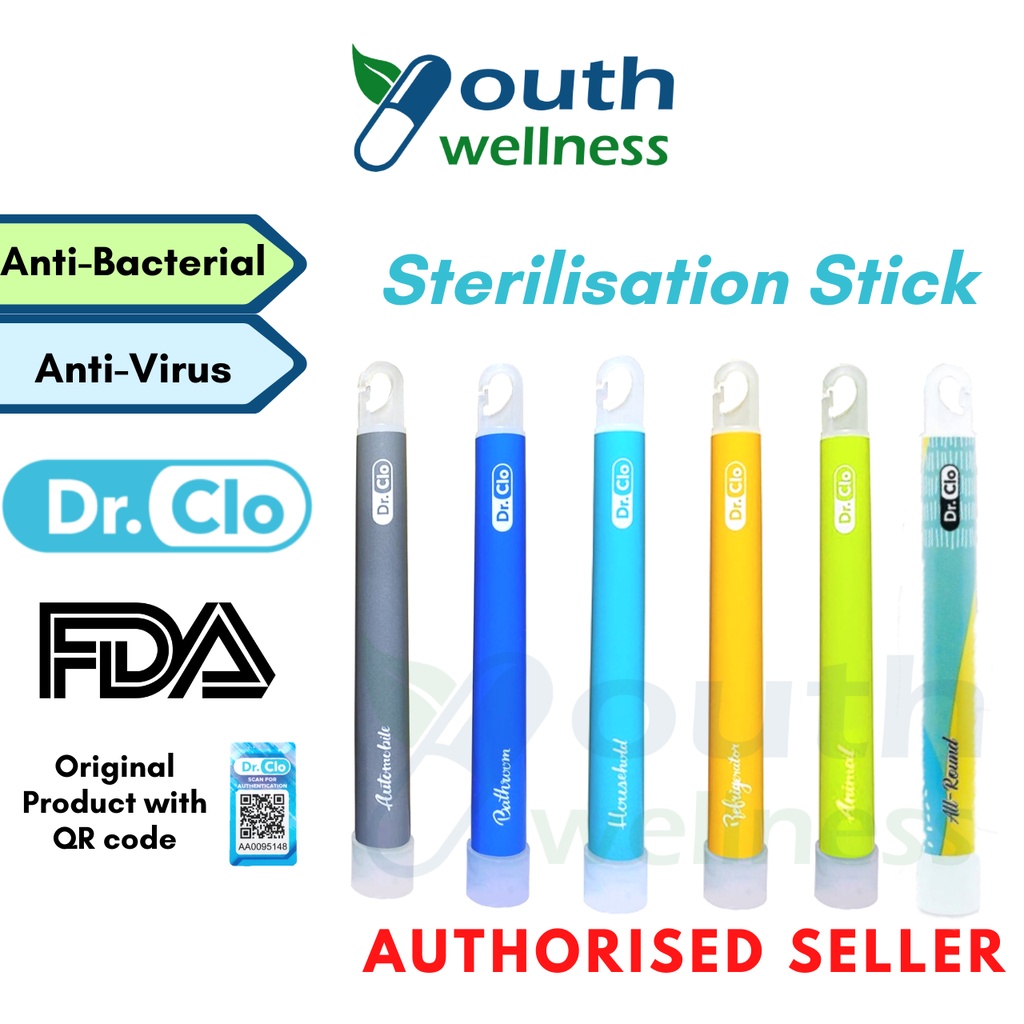 Shop Malaysia Original Authorized Dr Clo Sterilisation Sanitising Stick Fda Certified Disinfectant Deodorant Stick Shopee Singapore