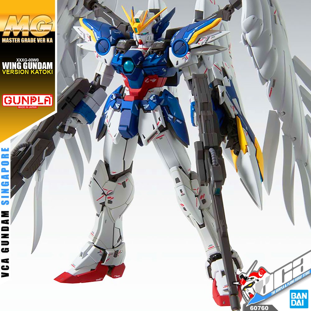 BANDAI GUNPLA MASTER GRADE MG 1/100 WING GUNDAM ZERO EW VER KA KATOKI ...