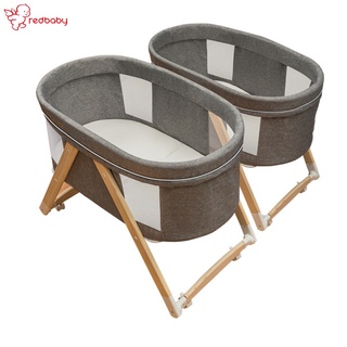 Baby Cot Foldable Baby Crib Portable Bed Newborn Cradle Multi-function Baby Pacified Bed Shakes Removable