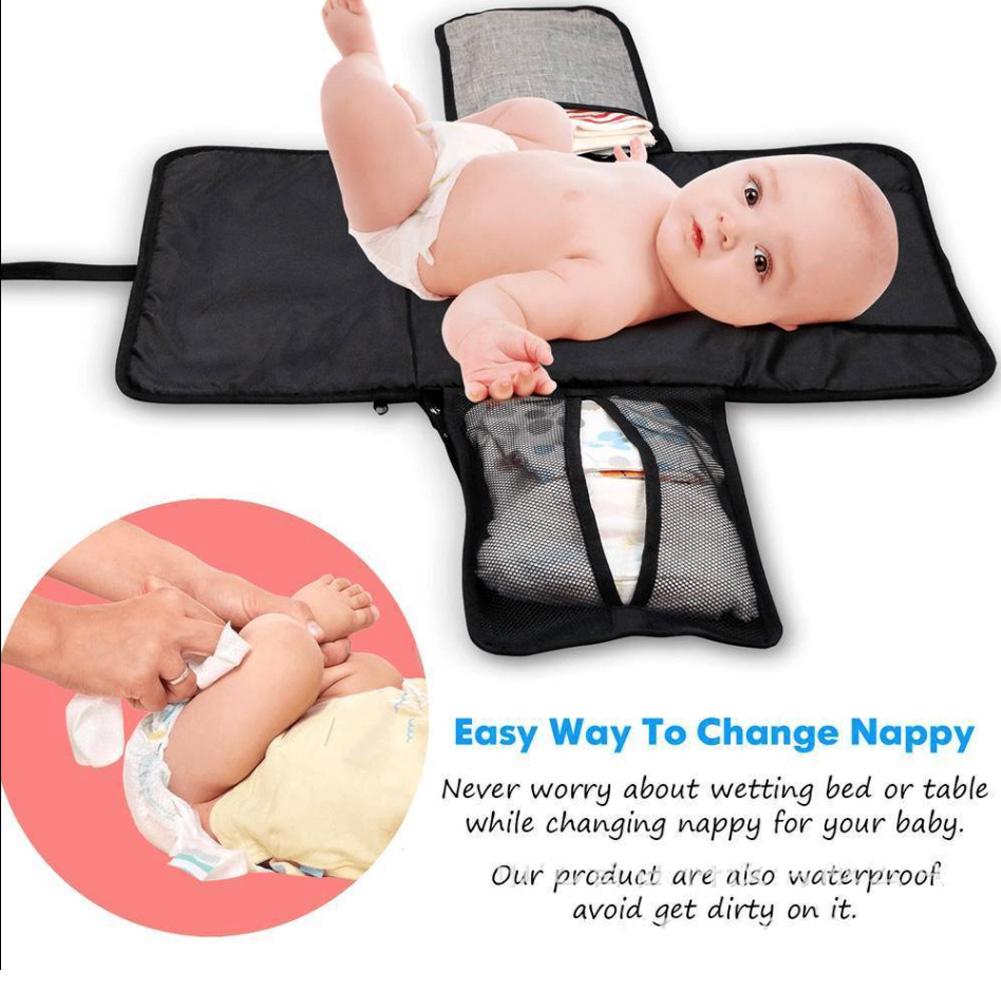 Portable Outdoor Diaper Changing Pad Infant Baby Nappy Travel