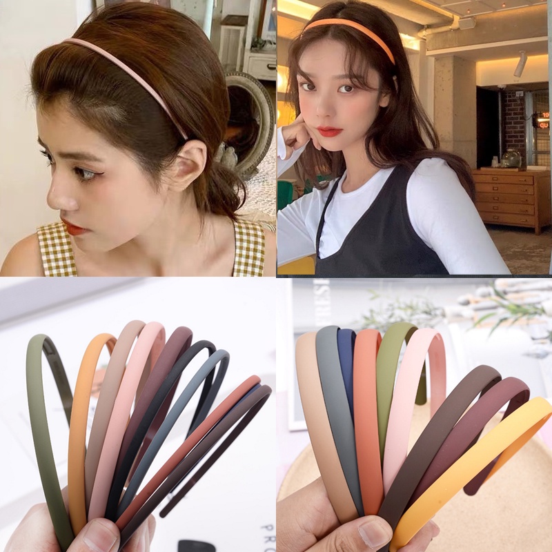 Hair band all-match thin side, wide side, non-slip color hairpin, zigzag  pressing method, bangs, hair band, make-up, wash your face, go out, Korea  sweet, show your face, small college style, thin hair