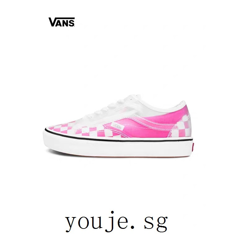 white vans running shoes