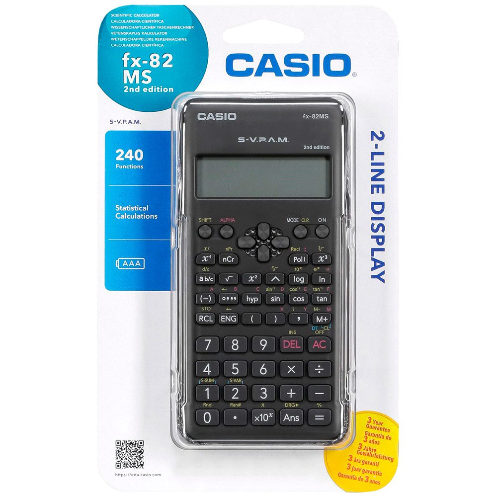 Casio calculators FX-82MS (2nd edition) students of computer science function calculator