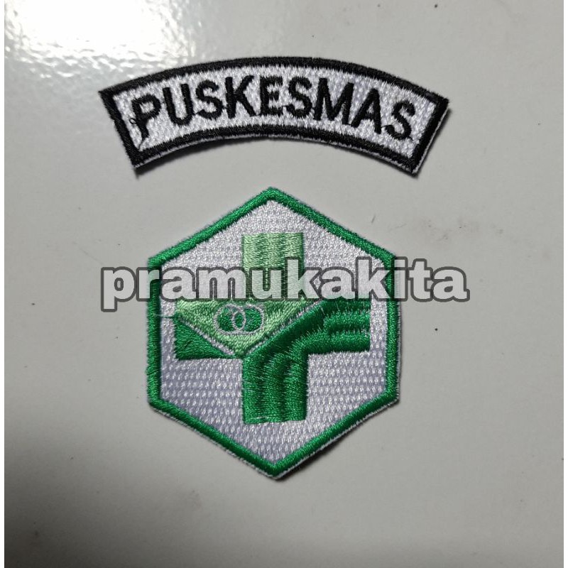Bet Puskesmas Logo Puskesmas Embroidery Emblem Embroidery Puskesmas Shopee Singapore