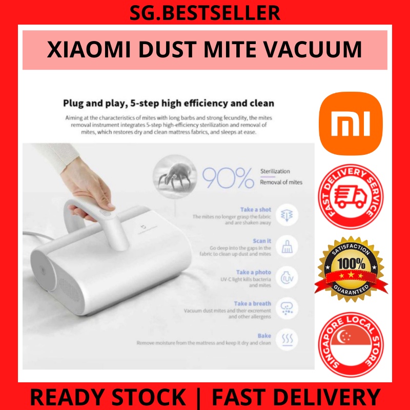 FAST DELIVERY - Xiaomi Mijia Dust Mites Vacuum Cleaner Handheld Mite ...