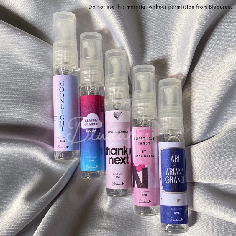 Shop Malaysia 100 Original Ariana Grande Fragrance Body Mist 5ml 10ml Repack Mini Tester Travel Size Shopee Singapore