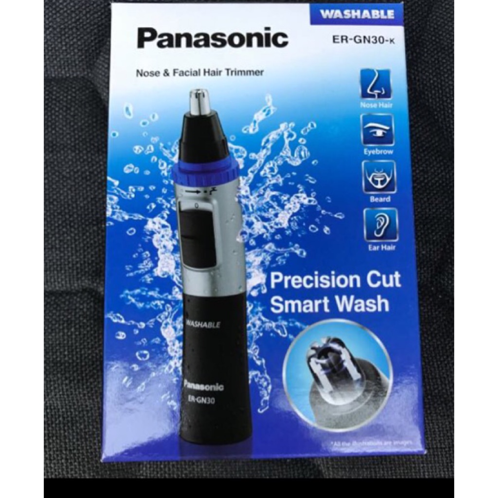 Panasonic Nose Facial Hair Trimmer Er Gn30 K Shopee Singapore