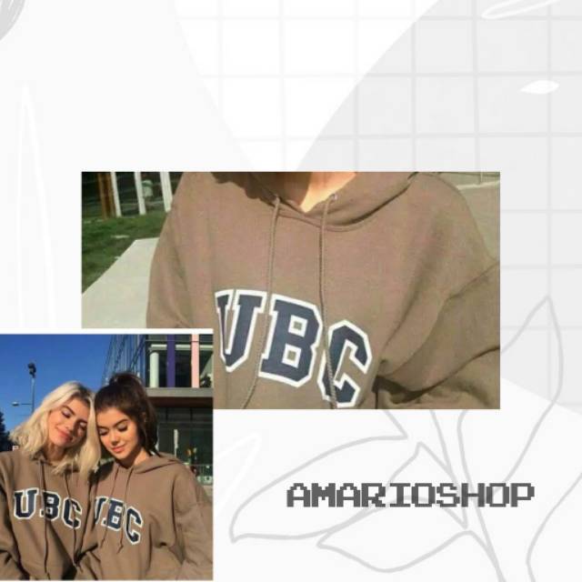 ubc hoodie brown