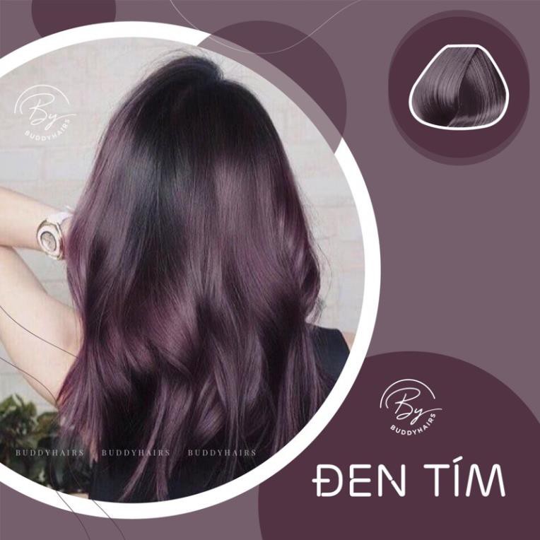 Purple Black Hair Dye Does Not Bleach Bleaching | Shopee Singapore