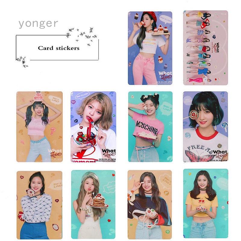 10 Twice What Is Love Album Crystal Photocard Card Sticker Photograph Shopee Singapore