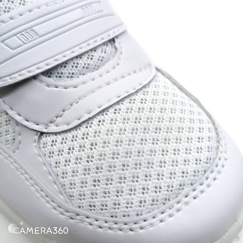 PALLAS JAZZ 2050181W Kasut Sekolah Rendah / SINGLE VELCRO STRAPS Primary School Shoe / 校鞋