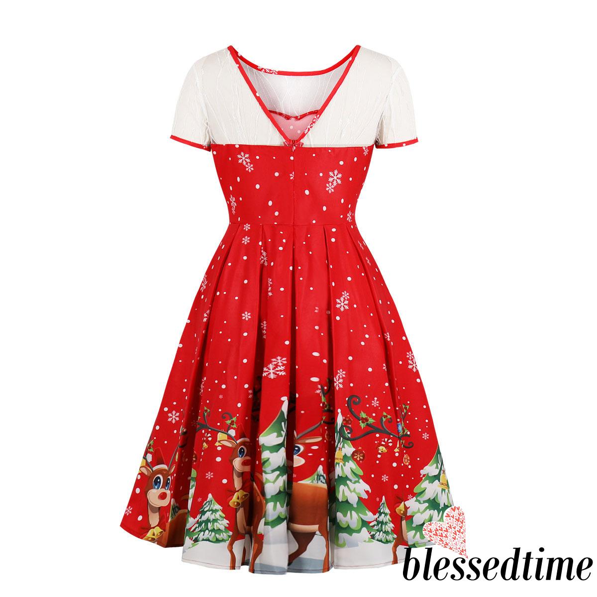 womens vintage christmas dresses