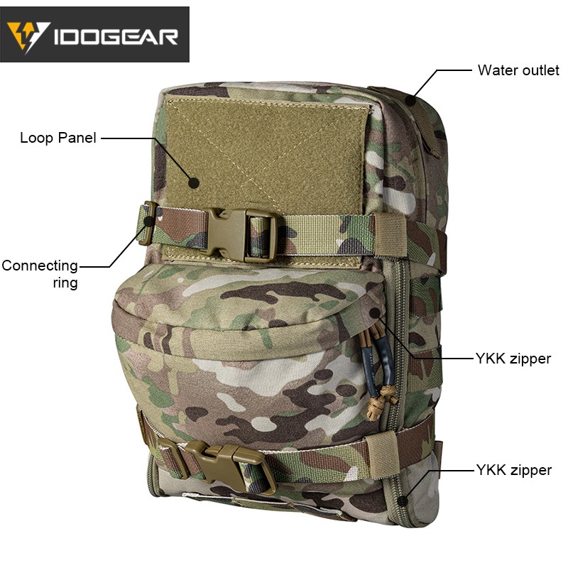 small molle hydration pouch