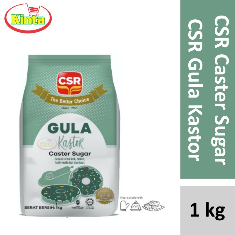 Csr Caster Sugar Gula Kastor 1kg Shopee Singapore