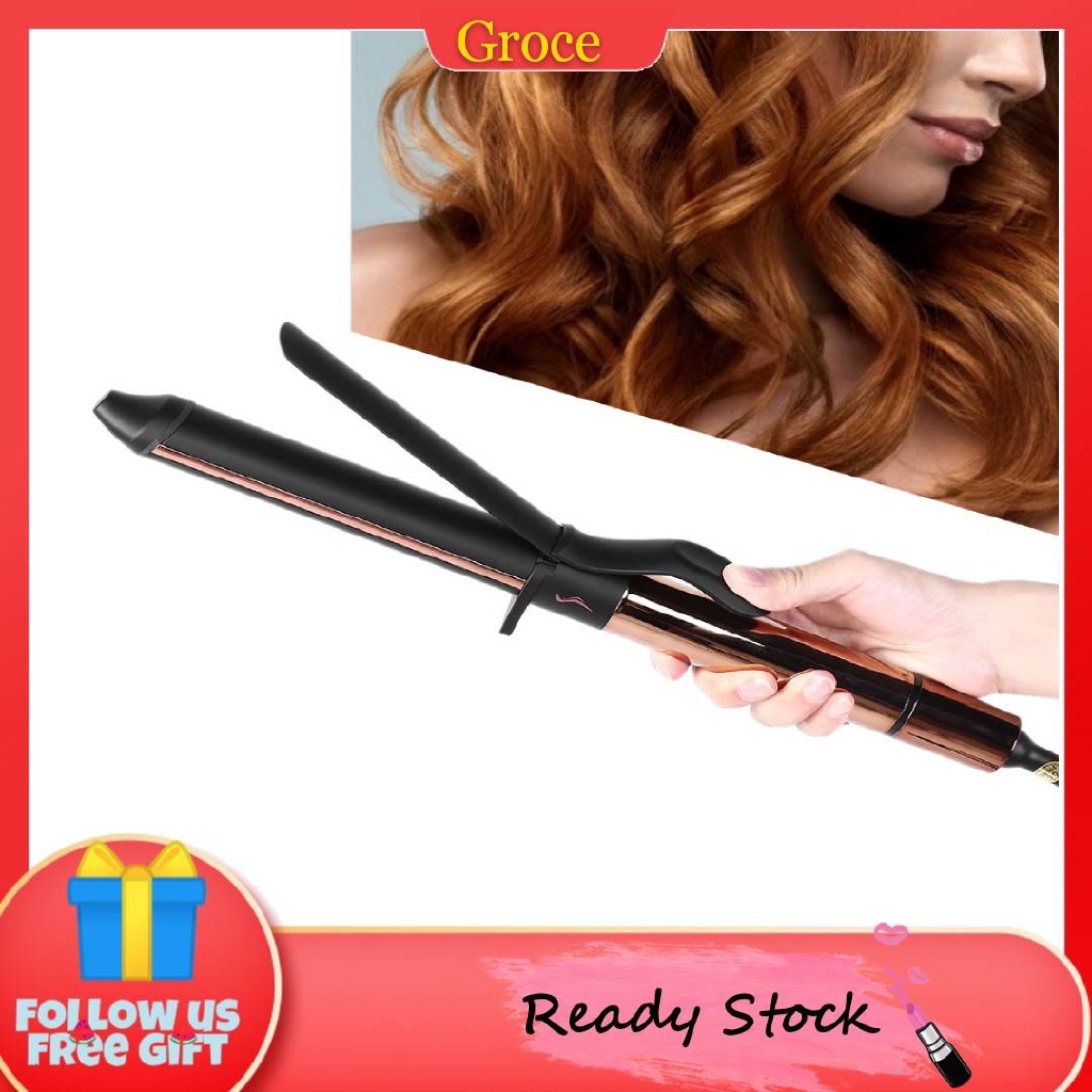 3 Types Tourmaline Ceramic Lcd Temperature Display Hair Curler