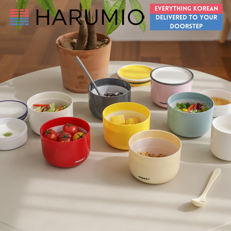 Korean mosh Latte Lunch Box 480ml Lunch Box Tupperware Food Tupperware